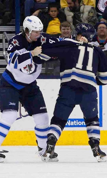 No-goal ruling costs Blue Jackets in one-goal loss to the Jets
